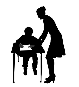 shadow teacher working with special needs child